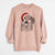 Santa Maddie the English Shepherd - Unisex Pigment Dyed Crew Sweatshirt