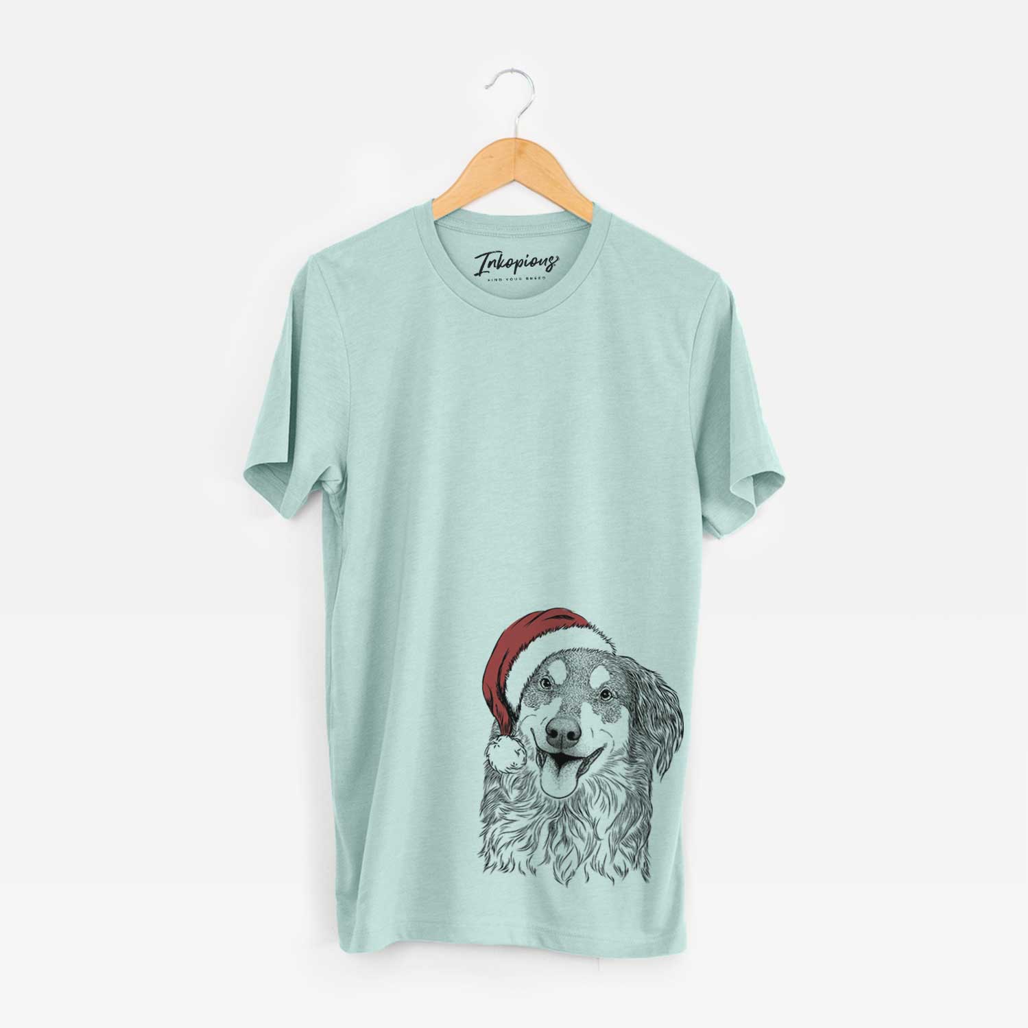 Santa Maddie the English Shepherd - Unisex Crewneck