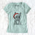 Santa Madison the Blue Heeler - Women's V-neck Shirt