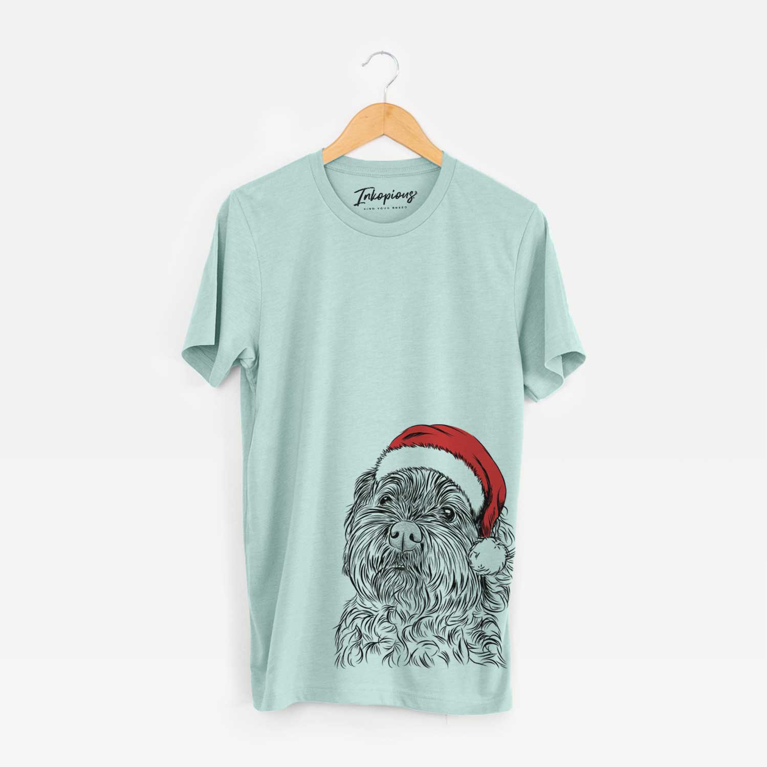 Santa Maggie Girl the Cockapoo - Unisex Crewneck