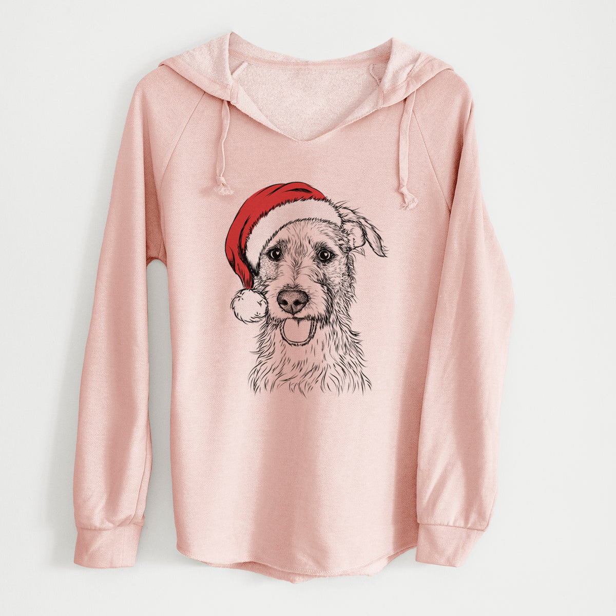 Santa Maggie the Terrier Mix - Cali Wave Hooded Sweatshirt