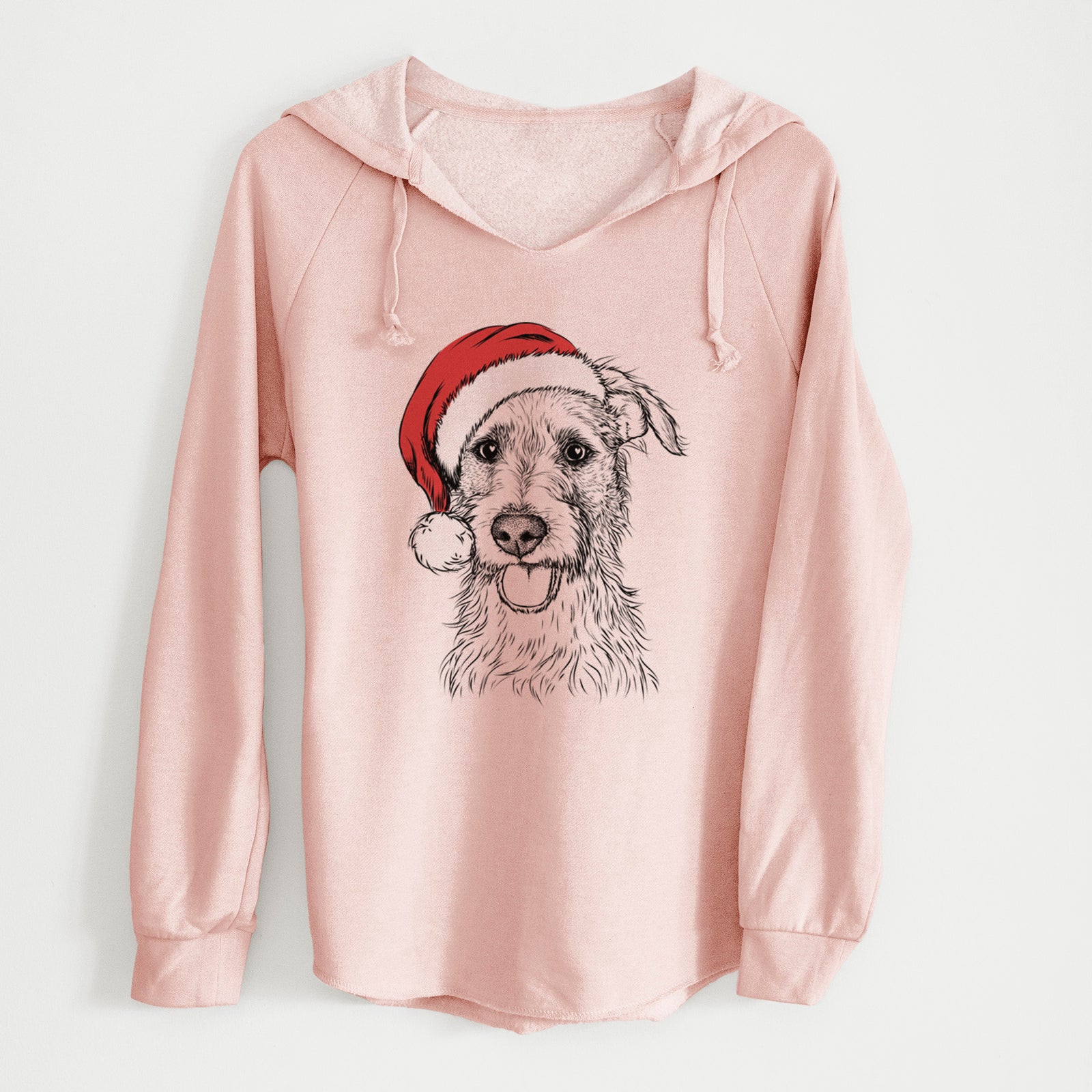 Santa Maggie the Terrier Mix - Cali Wave Hooded Sweatshirt