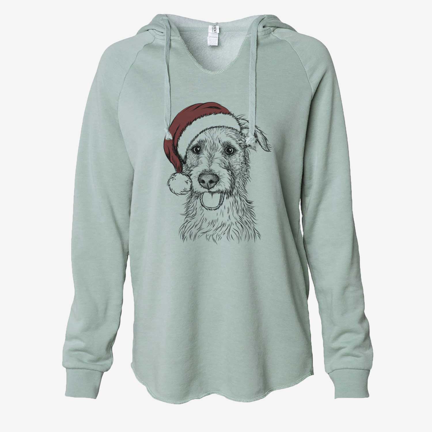 Maggie the Terrier Mix - Cali Wave Hooded Sweatshirt