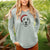 Santa Maggie the Treeing Walker Coonhound - Cali Wave Hooded Sweatshirt