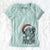 Santa Maisie Mae the Aussiedor - Women's V-neck Shirt