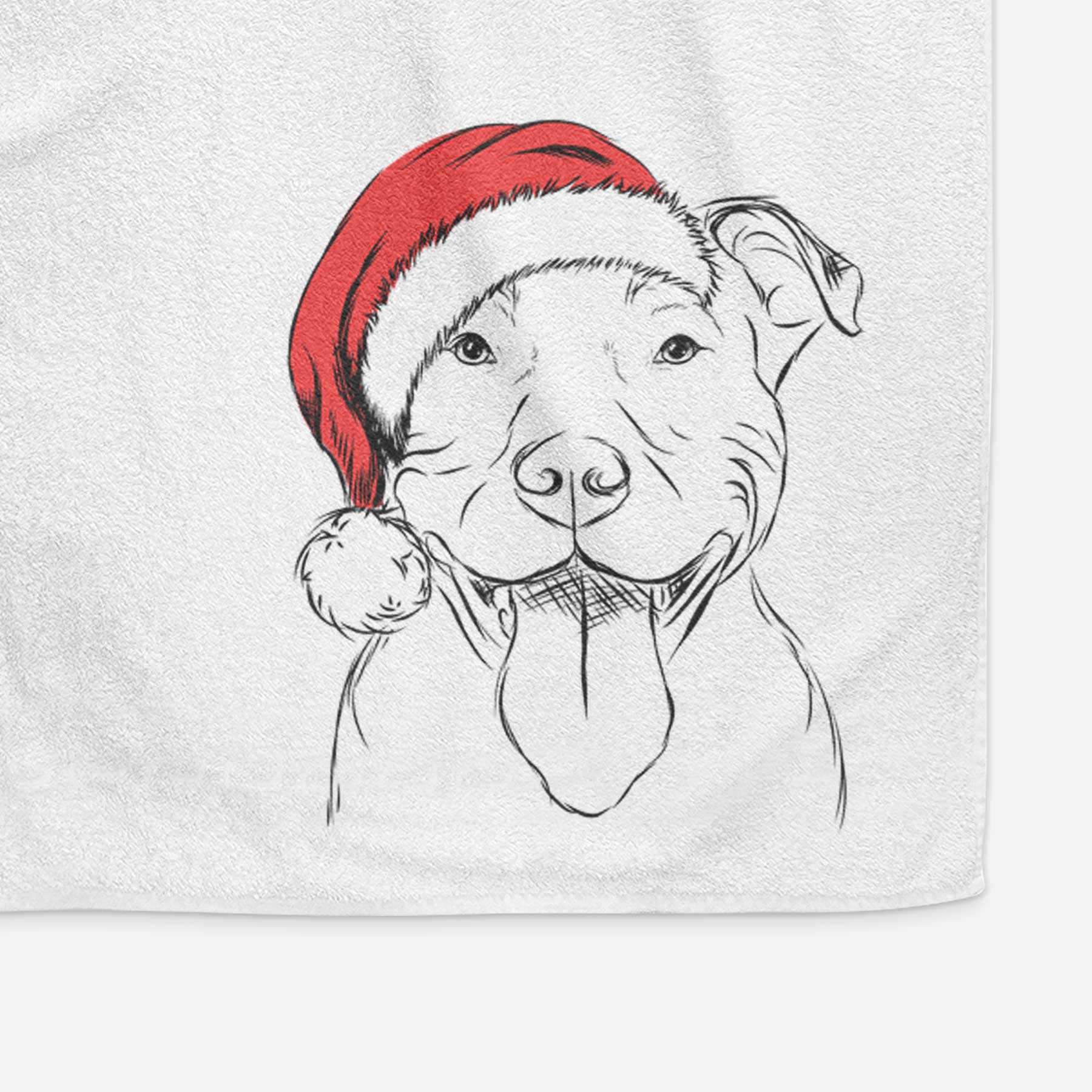 Major the Pitbull Decorative Hand Towel