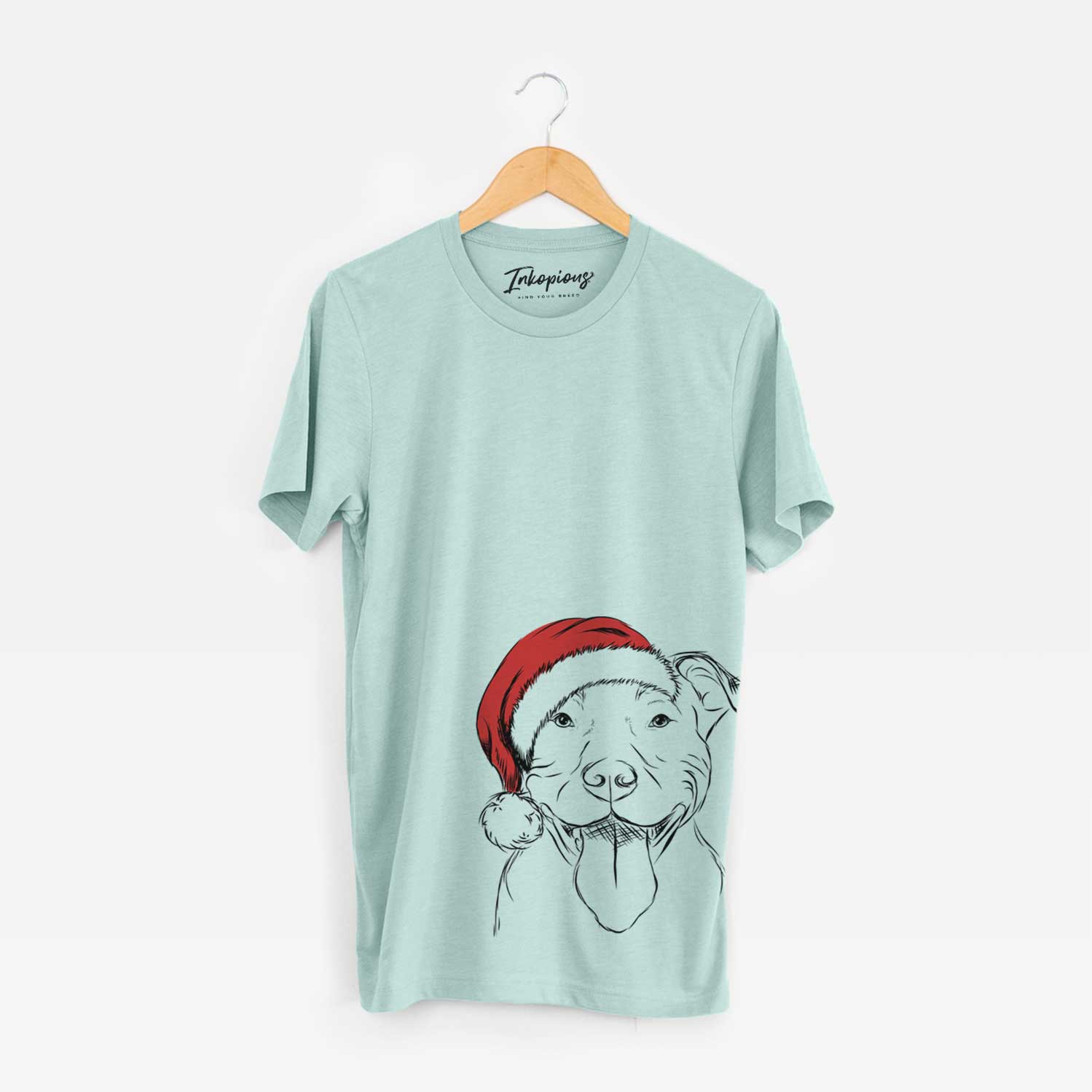Santa Major the Pitbull - Unisex Crewneck