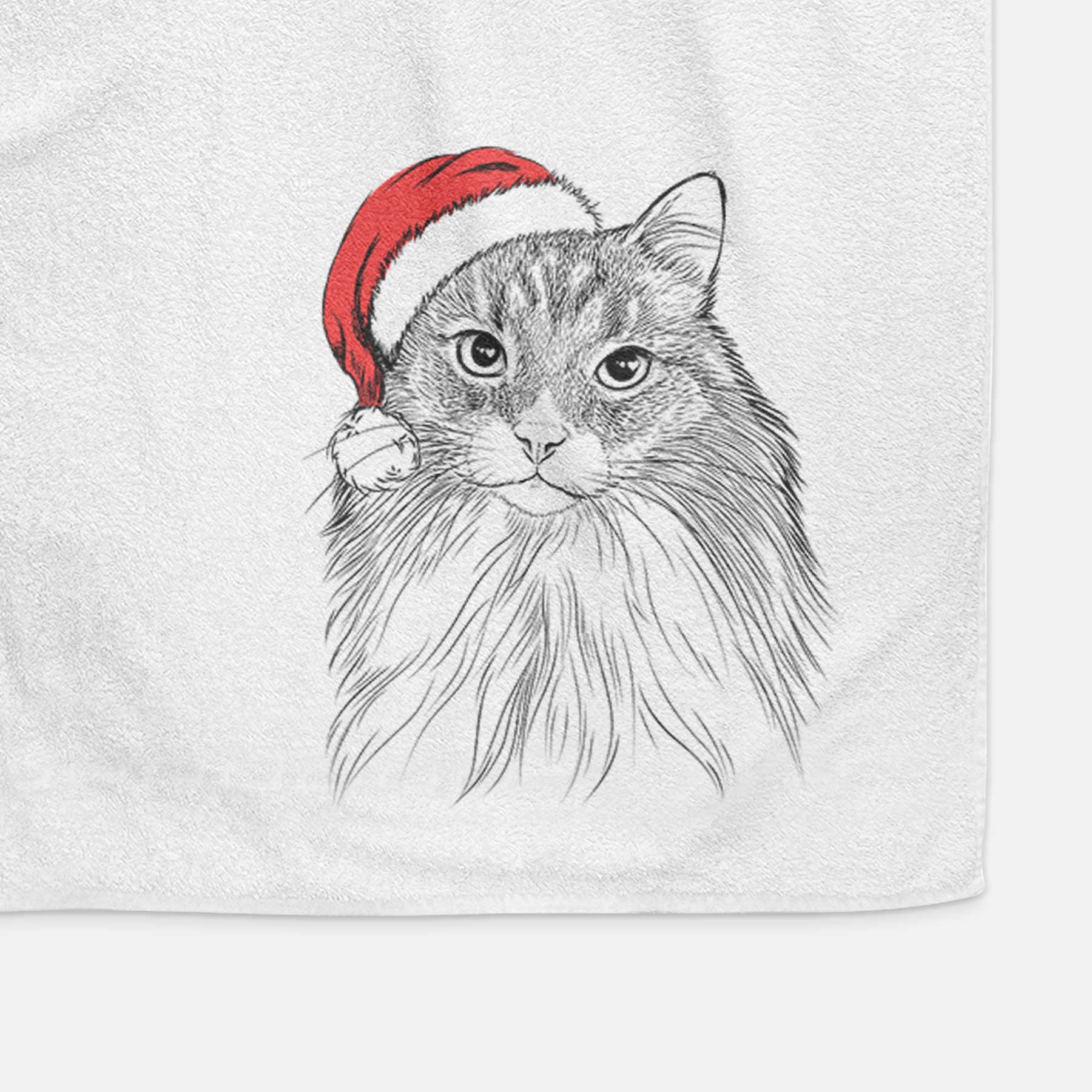 Maks the Siberian Cat Decorative Hand Towel