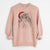 Santa Maks the Siberian Cat - Unisex Pigment Dyed Crew Sweatshirt