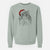 Santa Maks the Siberian Cat - Unisex Pigment Dyed Crew Sweatshirt