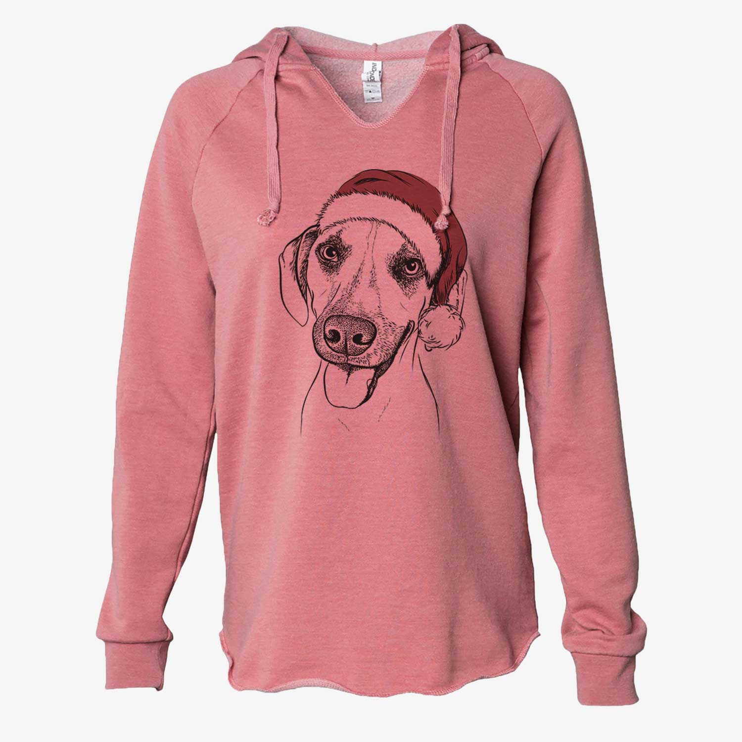 Malia the American Foxhound Mix - Cali Wave Hooded Sweatshirt