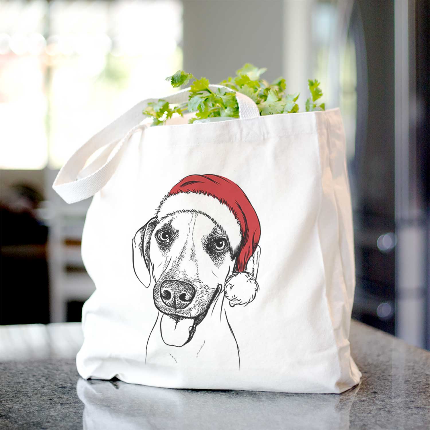 Malia the American Foxhound Mix - Tote Bag