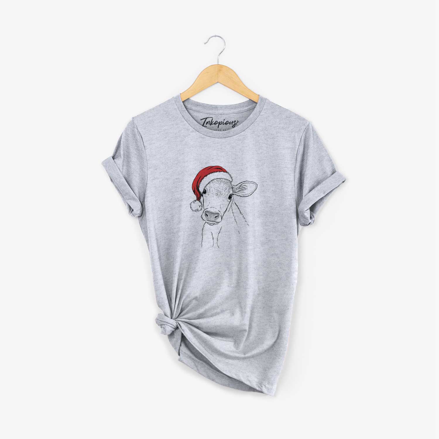 Santa Malu the Cow - Unisex Crewneck