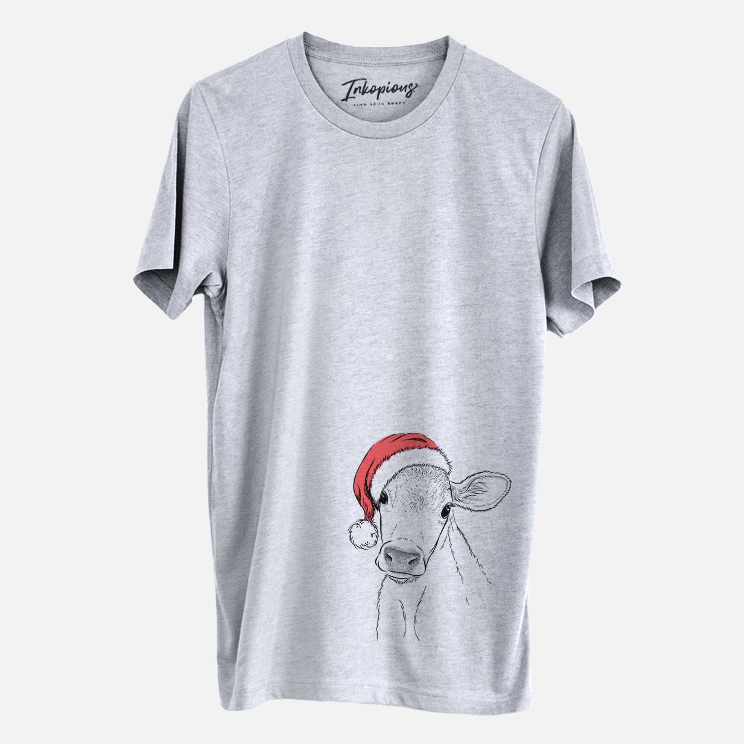 Santa Malu the Cow - Unisex Crewneck