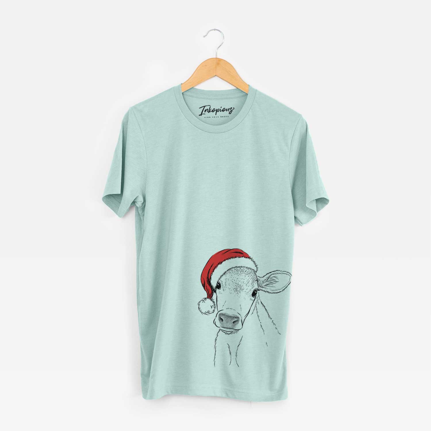 Santa Malu the Cow - Unisex Crewneck