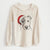 Santa Manchi the Pitbull Mix - Cali Wave Hooded Sweatshirt