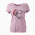 Santa Manchi the Pitbull Mix - Women's V-neck Shirt