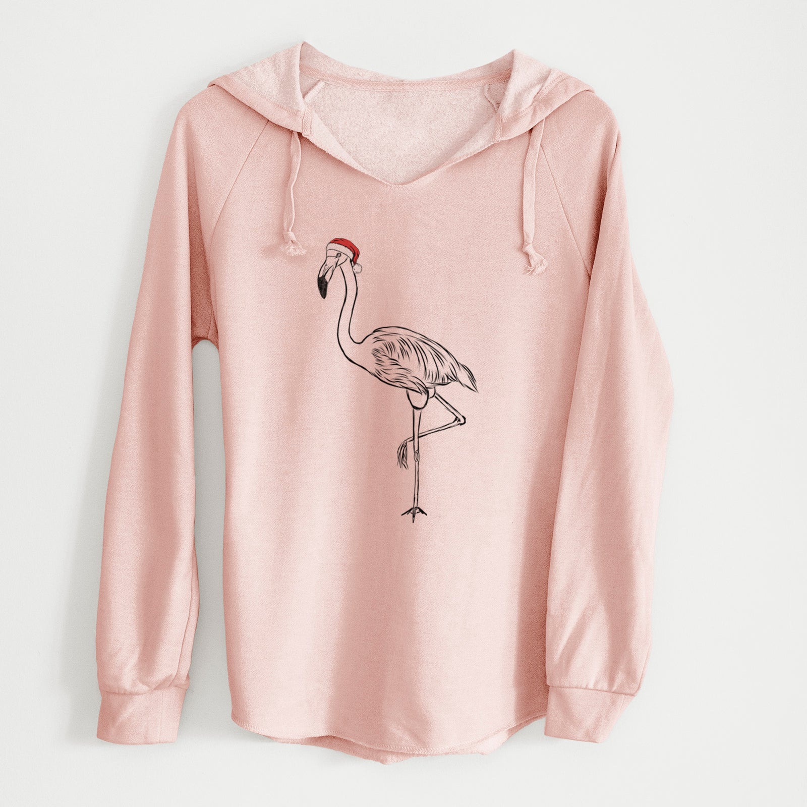 Santa Mango the Flamingo - Cali Wave Hooded Sweatshirt