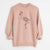 Santa Mango the Flamingo - Unisex Pigment Dyed Crew Sweatshirt