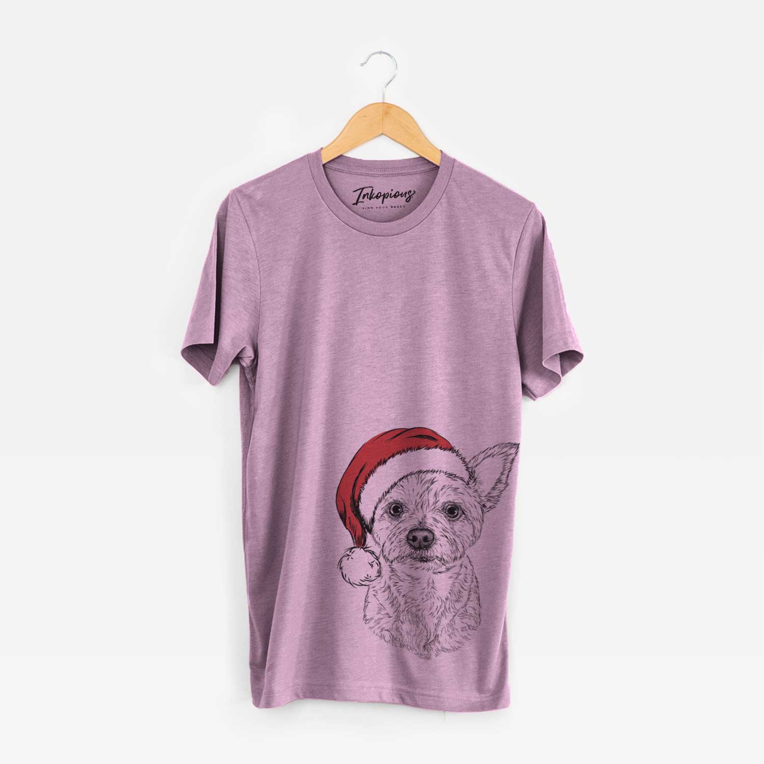 Santa Mango the Yorker Cairn Terrier Mix - Unisex Crewneck