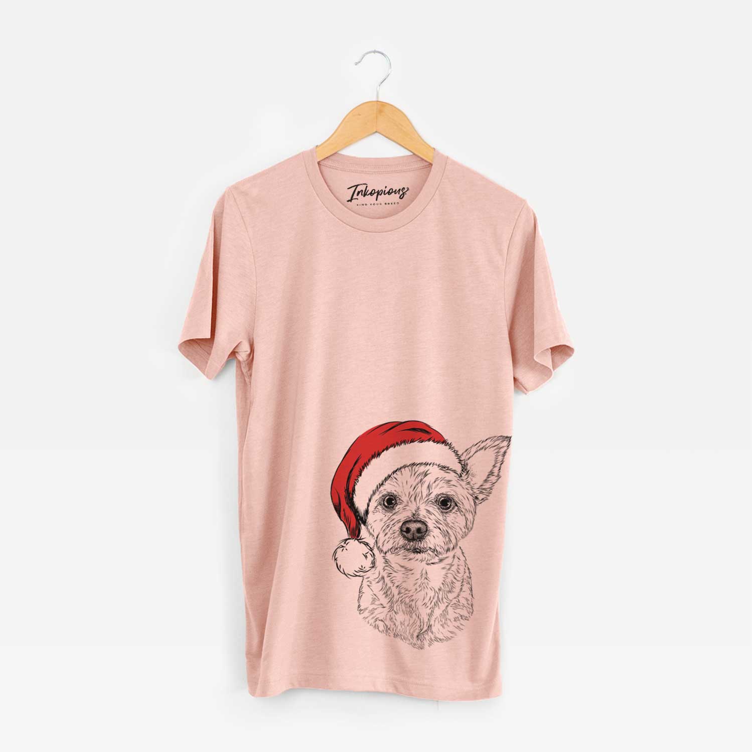 Santa Mango the Yorker Cairn Terrier Mix - Unisex Crewneck