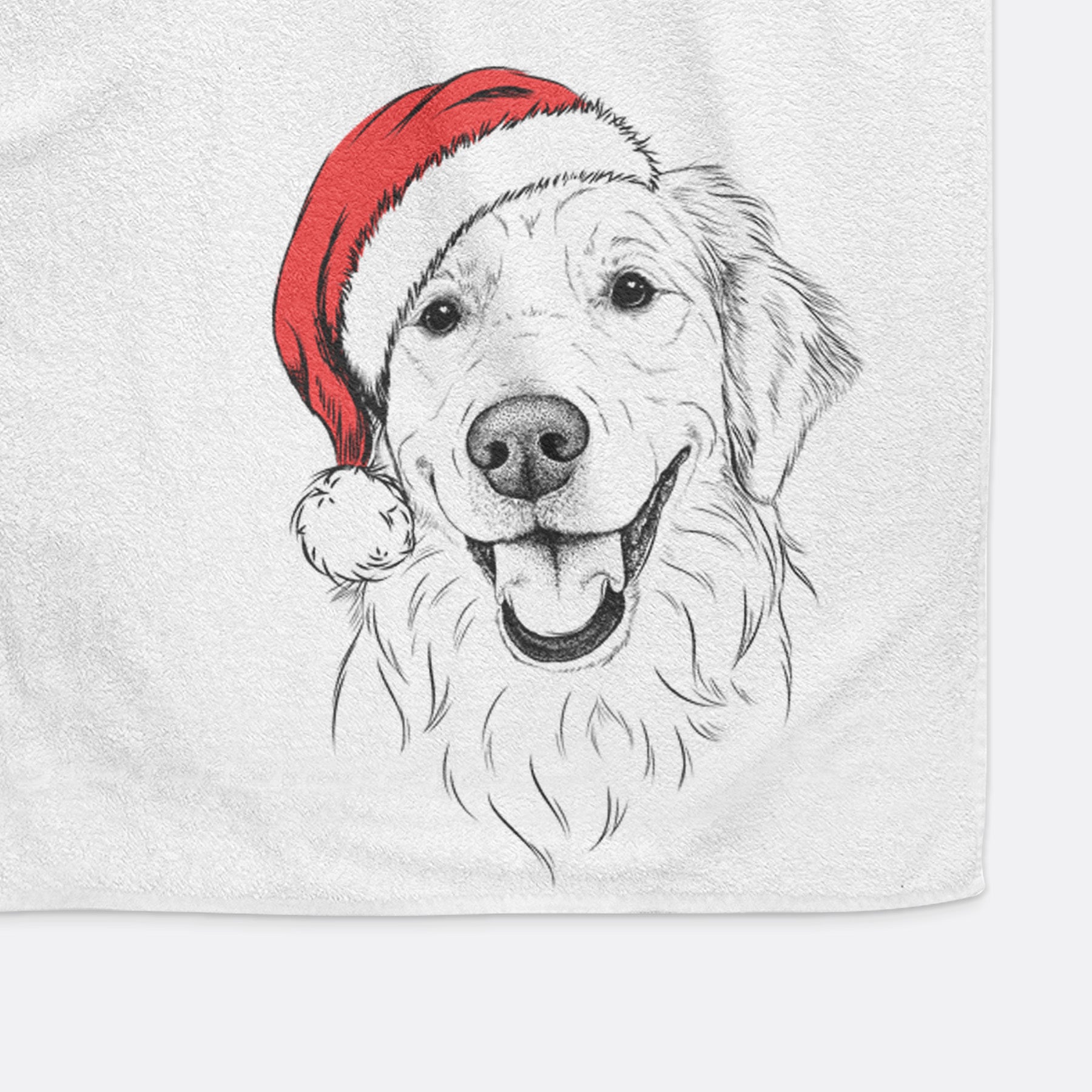 Maple the Golden Retriever Decorative Hand Towel