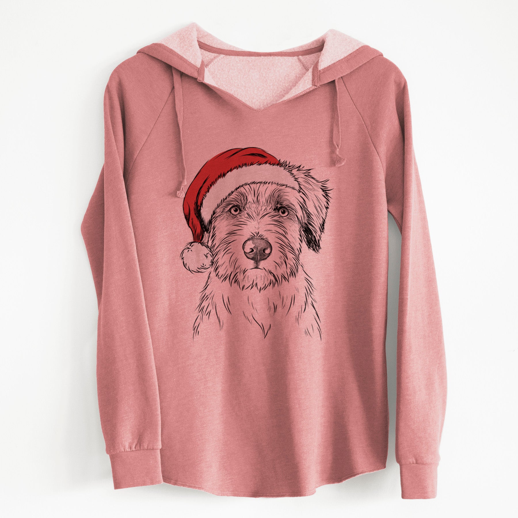 Santa Marek the Bernedoodle - Cali Wave Hooded Sweatshirt