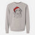 Santa Marley the Golden Retriever - Unisex Pigment Dyed Crew Sweatshirt