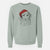 Santa Marley the Golden Retriever - Unisex Pigment Dyed Crew Sweatshirt