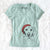 Santa Marley Sue the Labradoodle - Women's V-neck Shirt