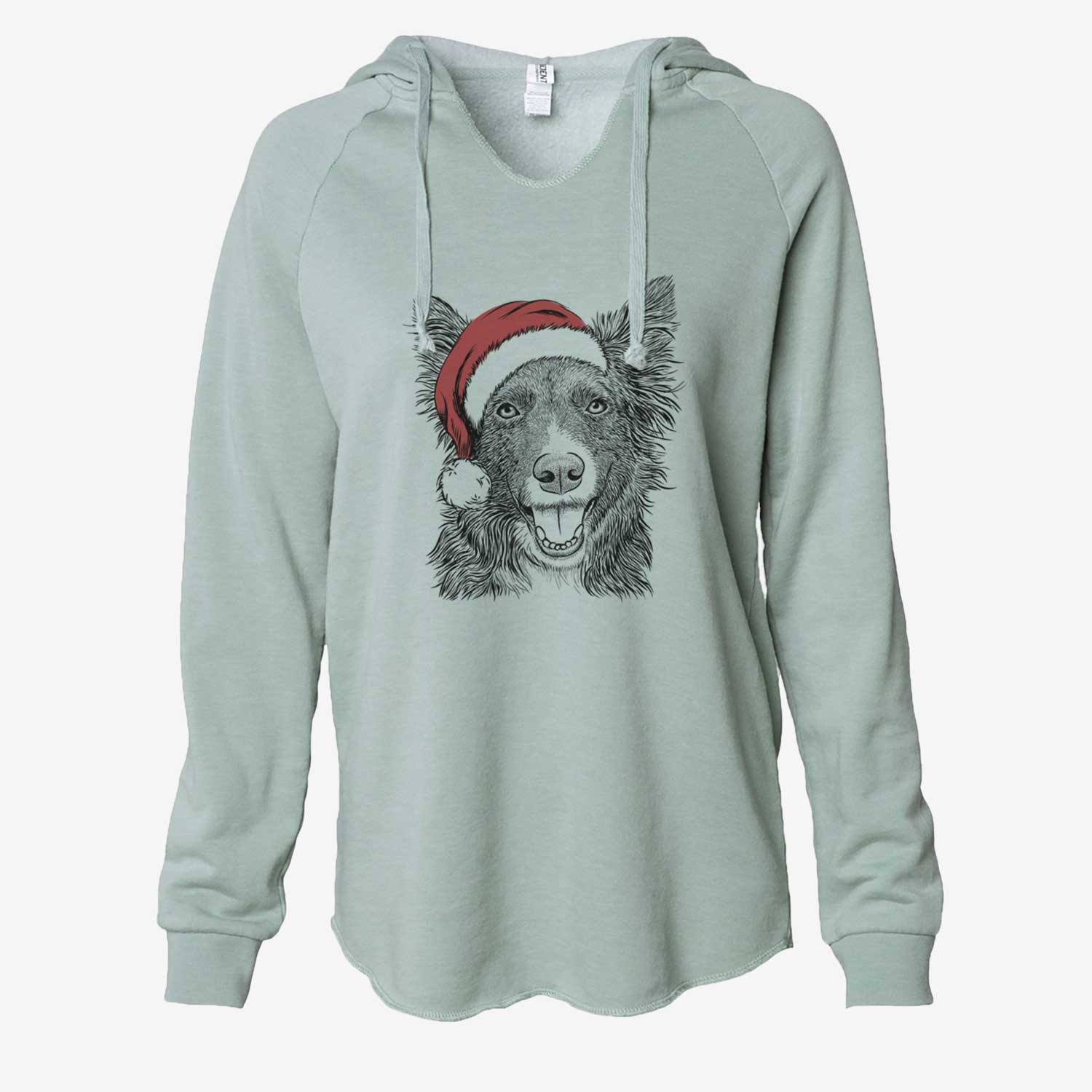 Marti the Border Collie - Cali Wave Hooded Sweatshirt