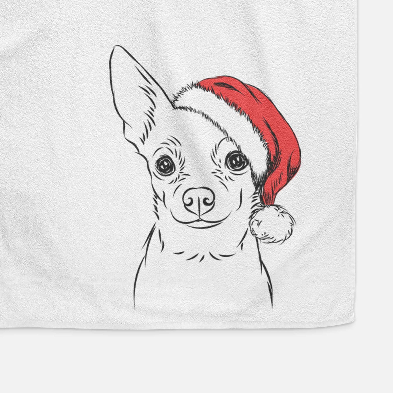 Martini the Chihuahua Decorative Hand Towel