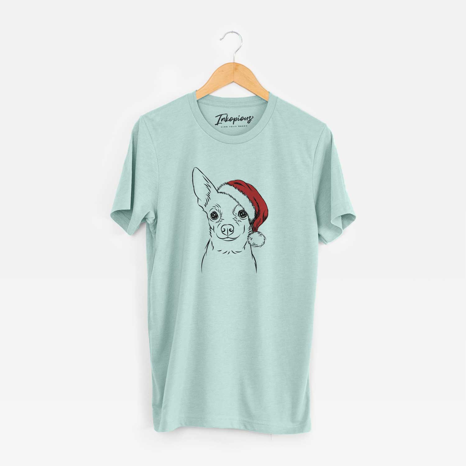 Santa Martini the Chihuahua - Unisex Crewneck