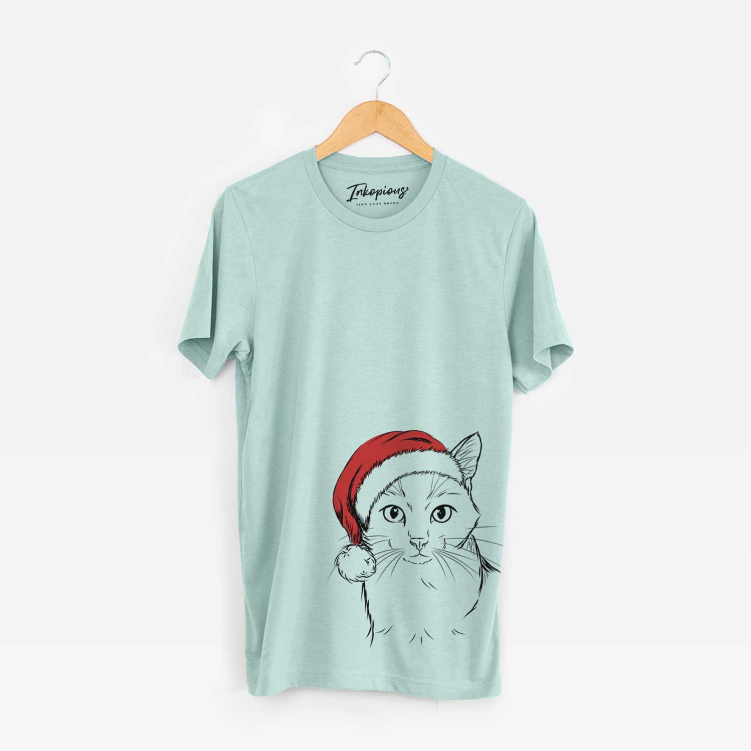 Santa Maverick the Cat - Unisex Crewneck