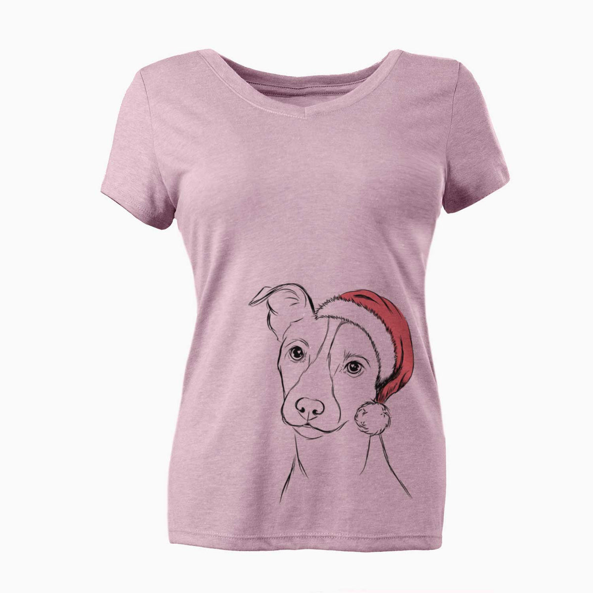 Max the Jack Russell Terrier - Women's V-neck Shirt