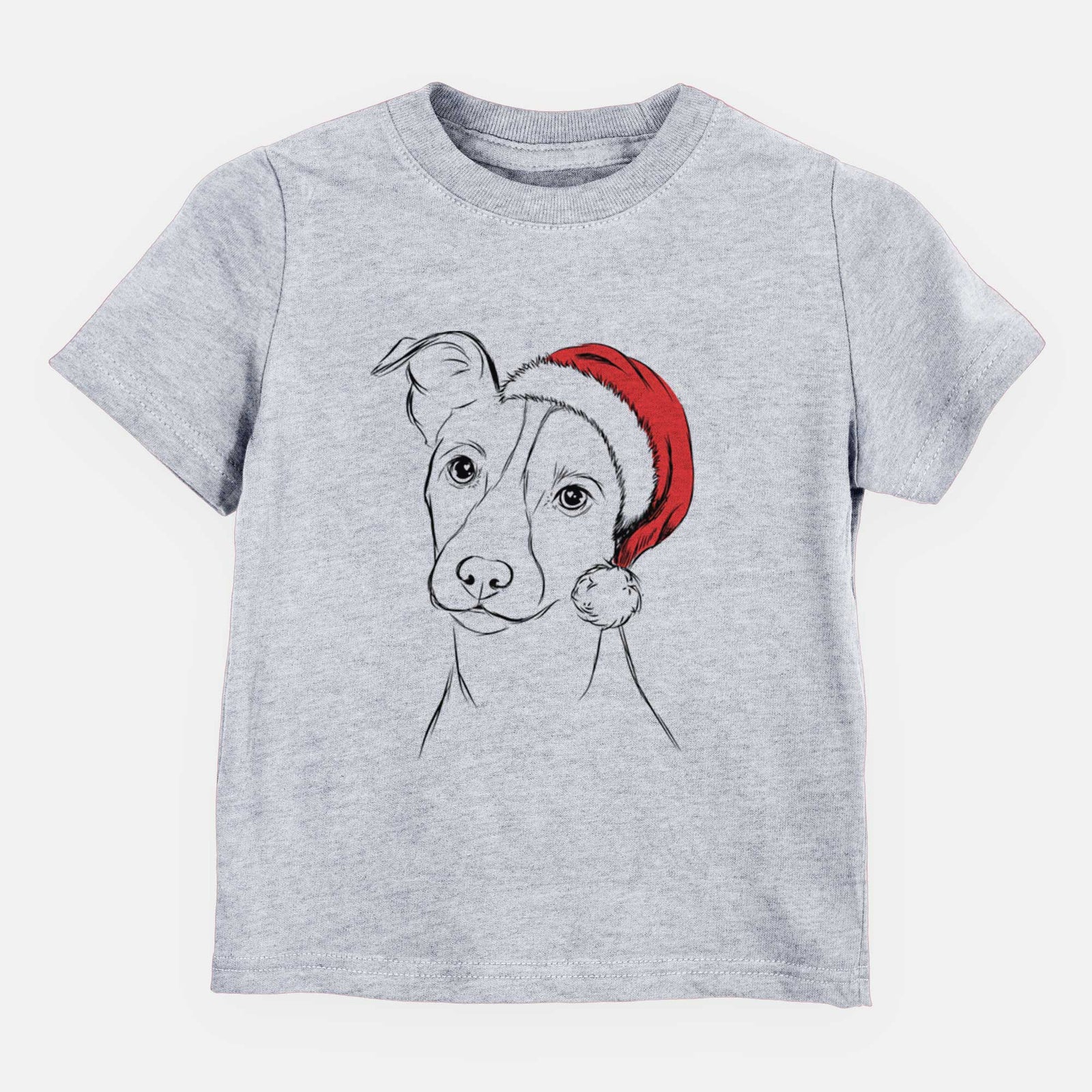 Santa Max the Jack Russell Terrier - Kids/Youth/Toddler Shirt