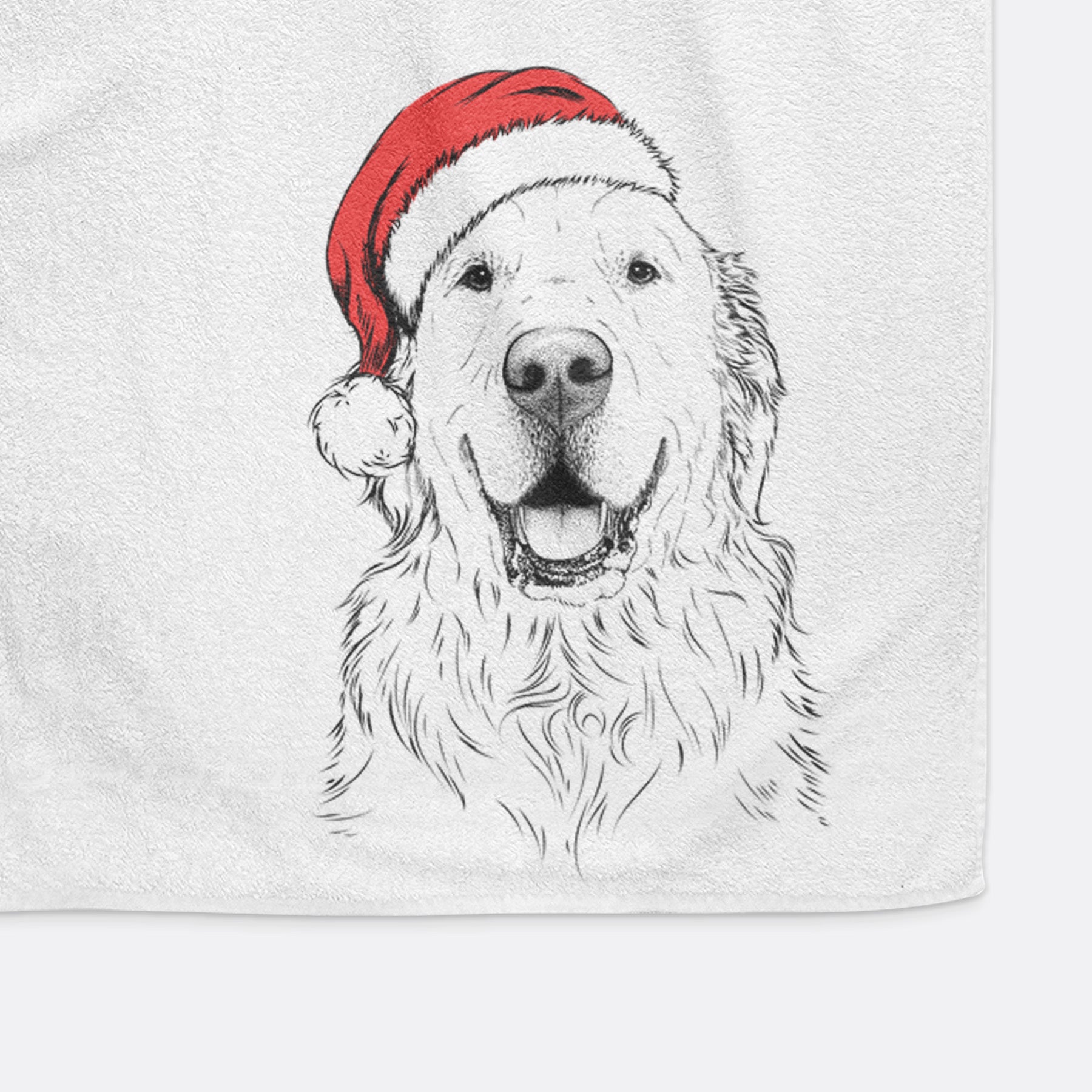 Maximus the Golden Retriever Decorative Hand Towel