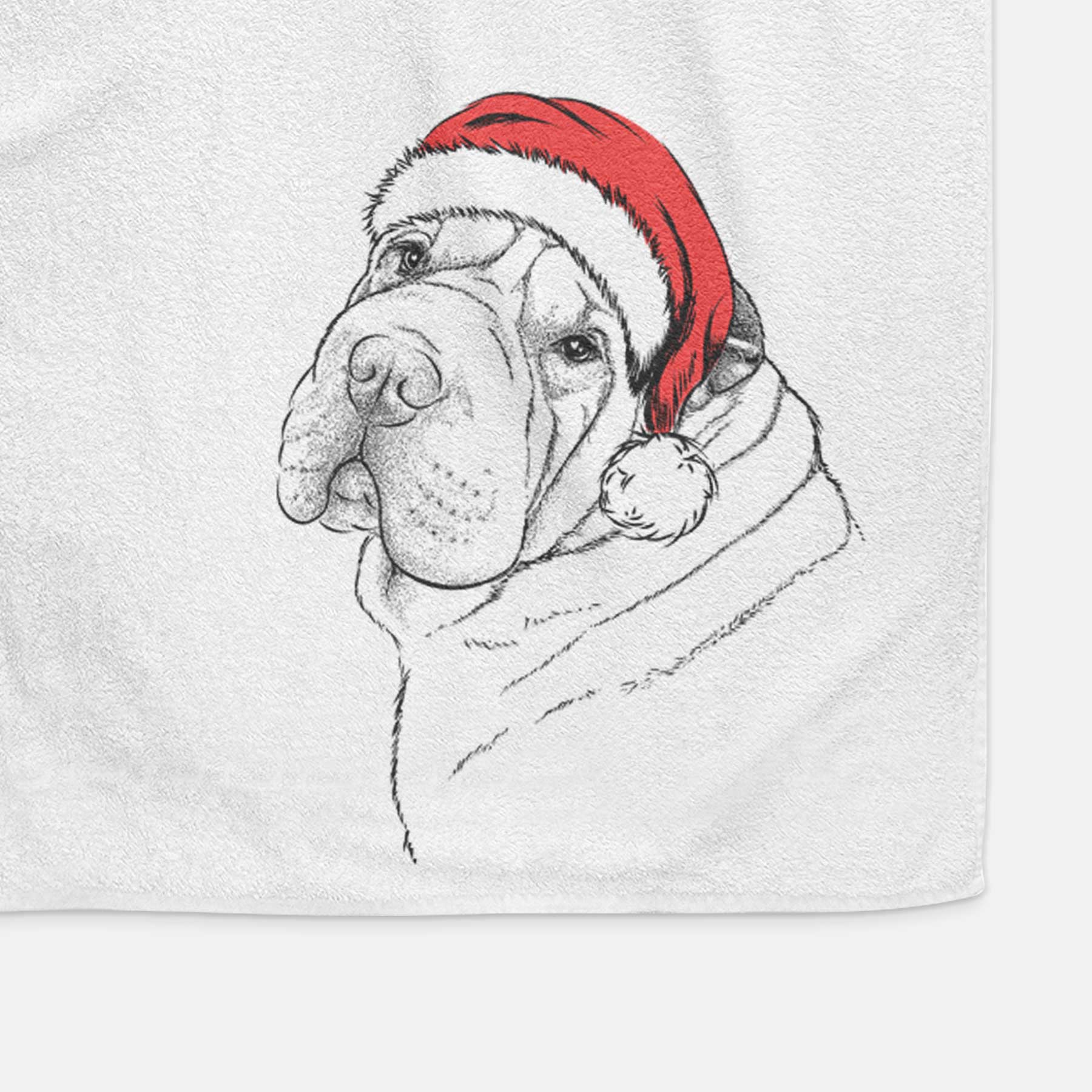 Maximus the Shar Pei Decorative Hand Towel