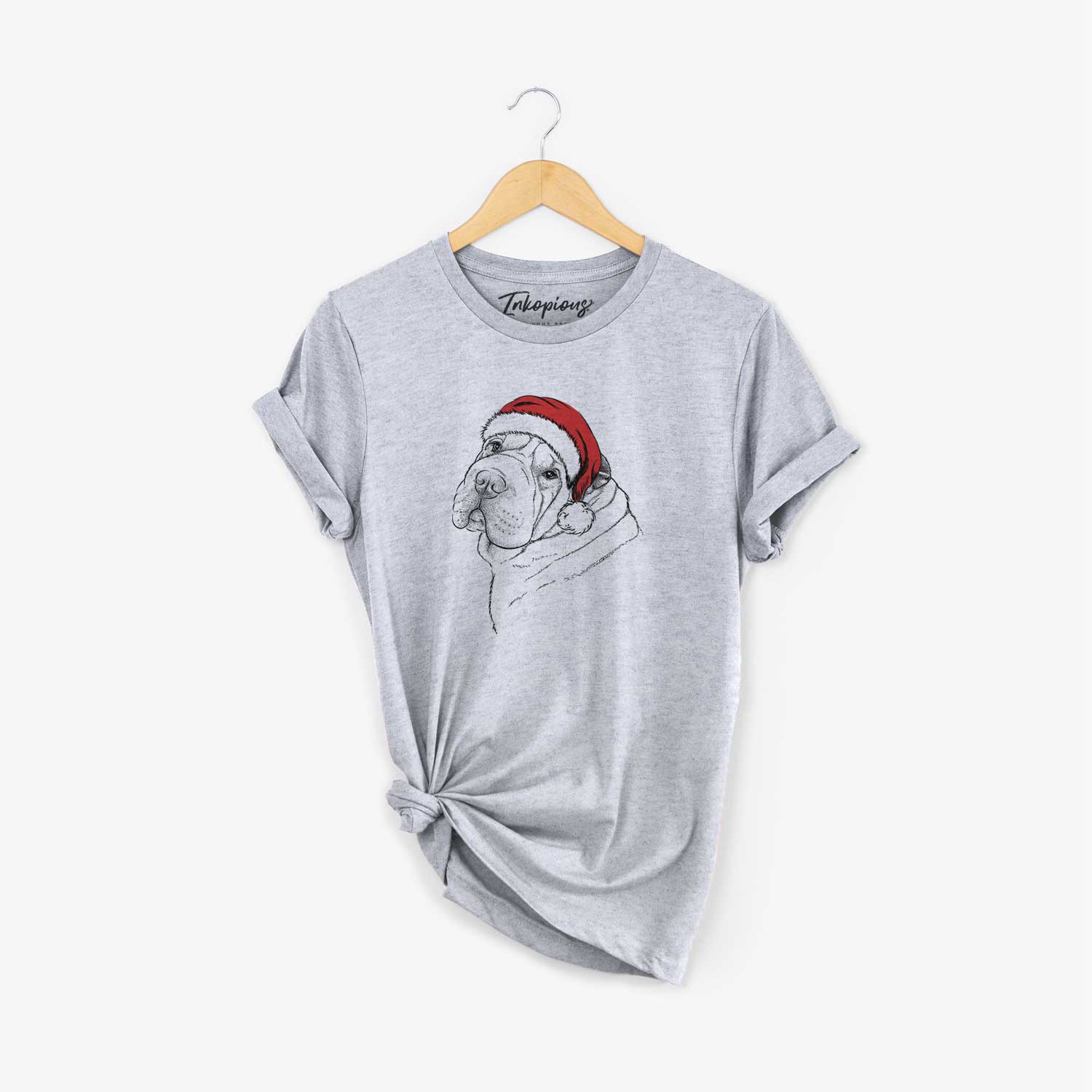Santa Maximus the Shar Pei - Unisex Crewneck