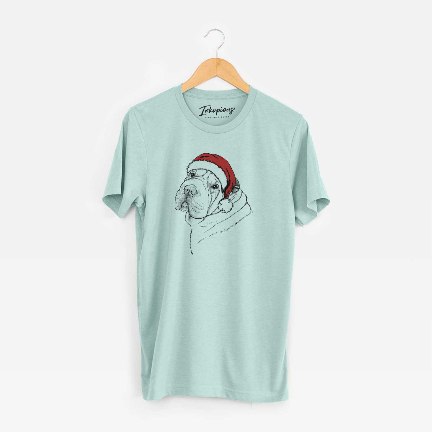 Santa Maximus the Shar Pei - Unisex Crewneck