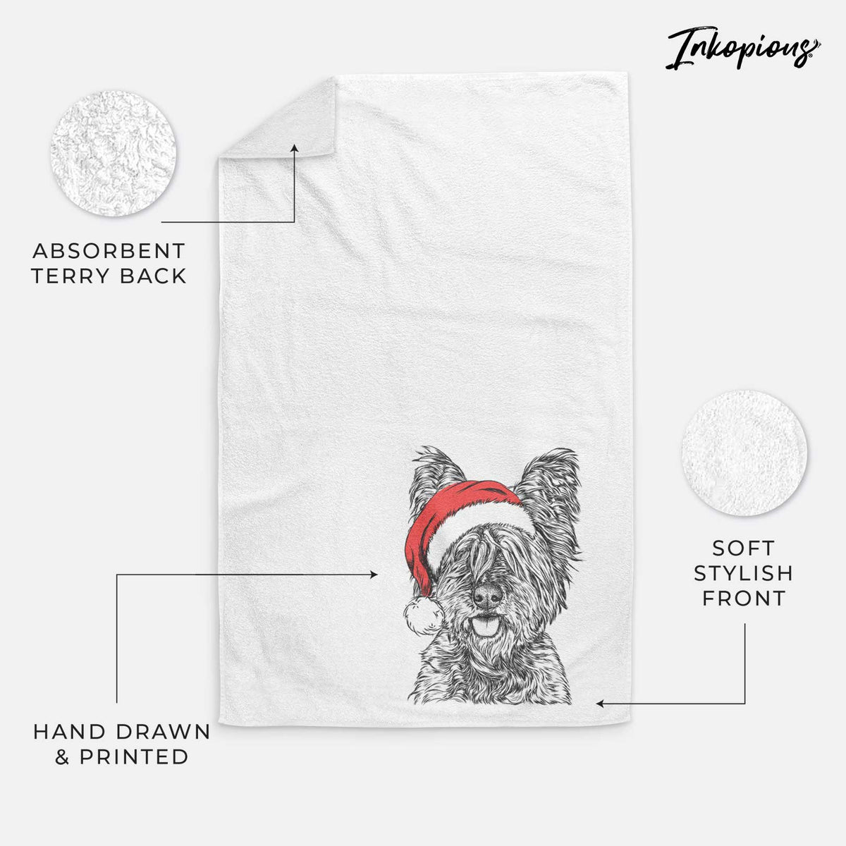 McDuff the Cairn Terrier Decorative Hand Towel