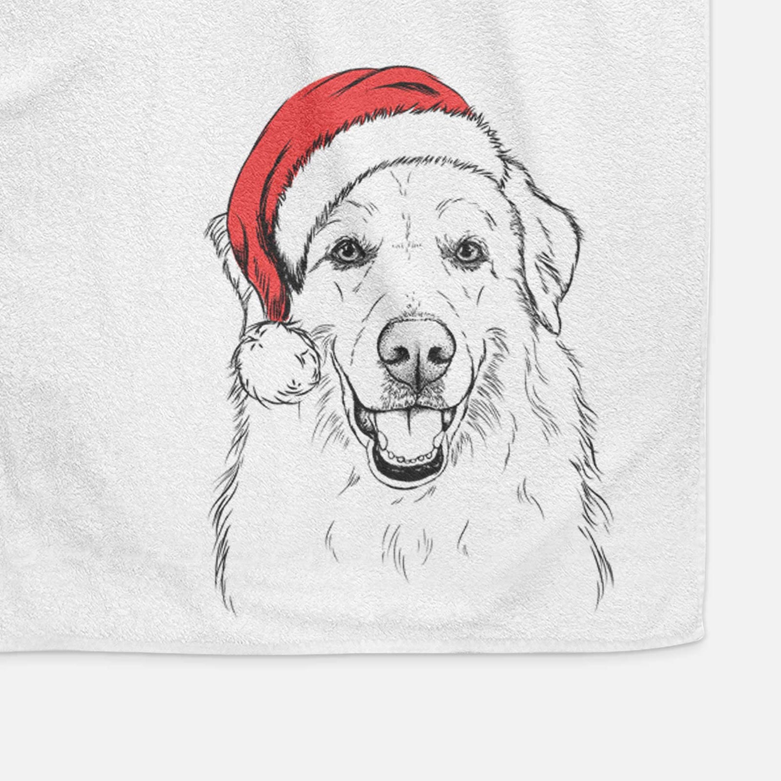 Meg the Great Pyrenees Decorative Hand Towel