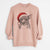 Santa Mercy the Pitbull - Unisex Pigment Dyed Crew Sweatshirt