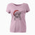 Santa Mercy the Pitbull - Women's V-neck Shirt