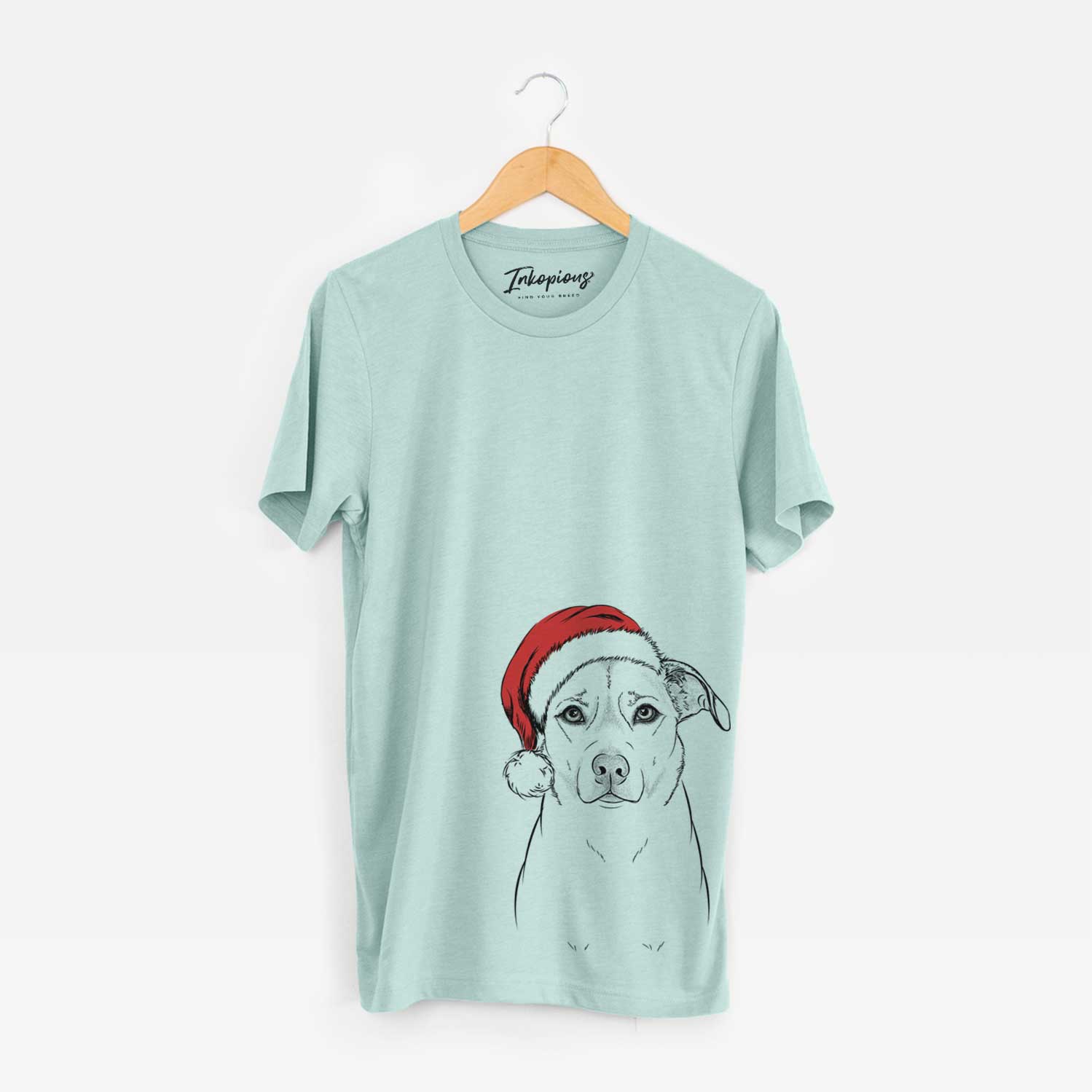 Santa Mica the Labrador Pittbull Mix - Unisex Crewneck