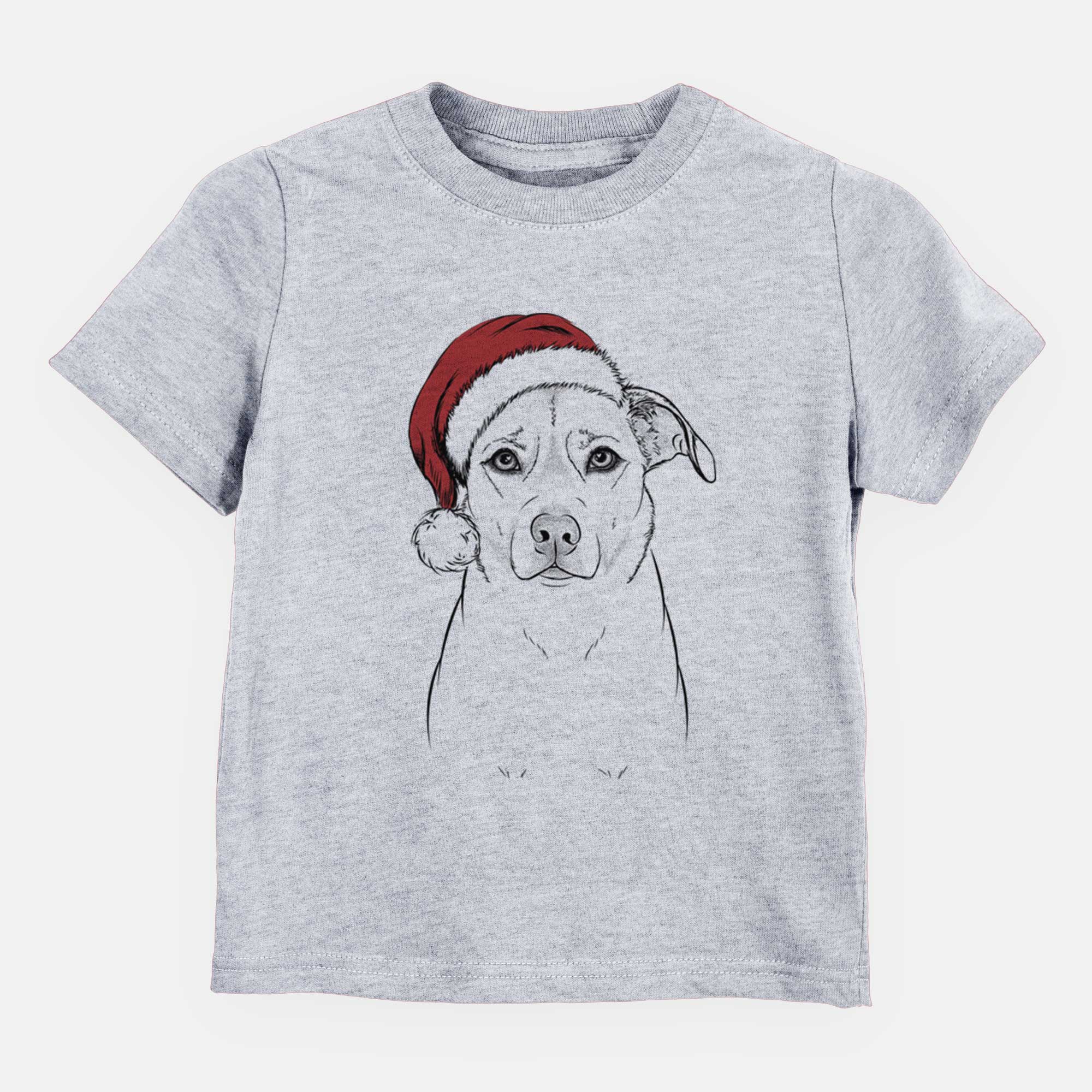 Santa Mica the Labrador Pittbull Mix - Kids/Youth/Toddler Shirt