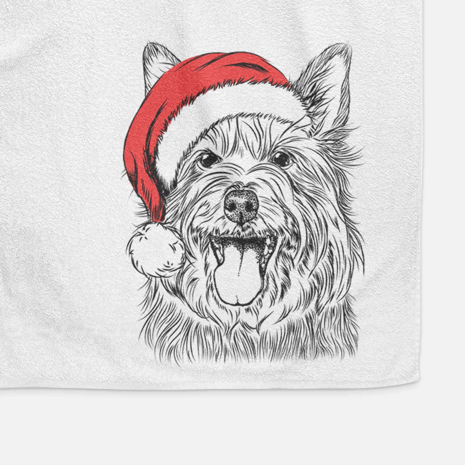 Middy the Australian Terrier Decorative Hand Towel