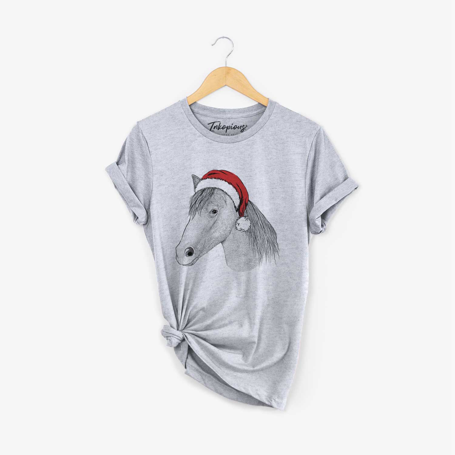 Santa Midnight the Missouri Foxtrotter Horse - Unisex Crewneck