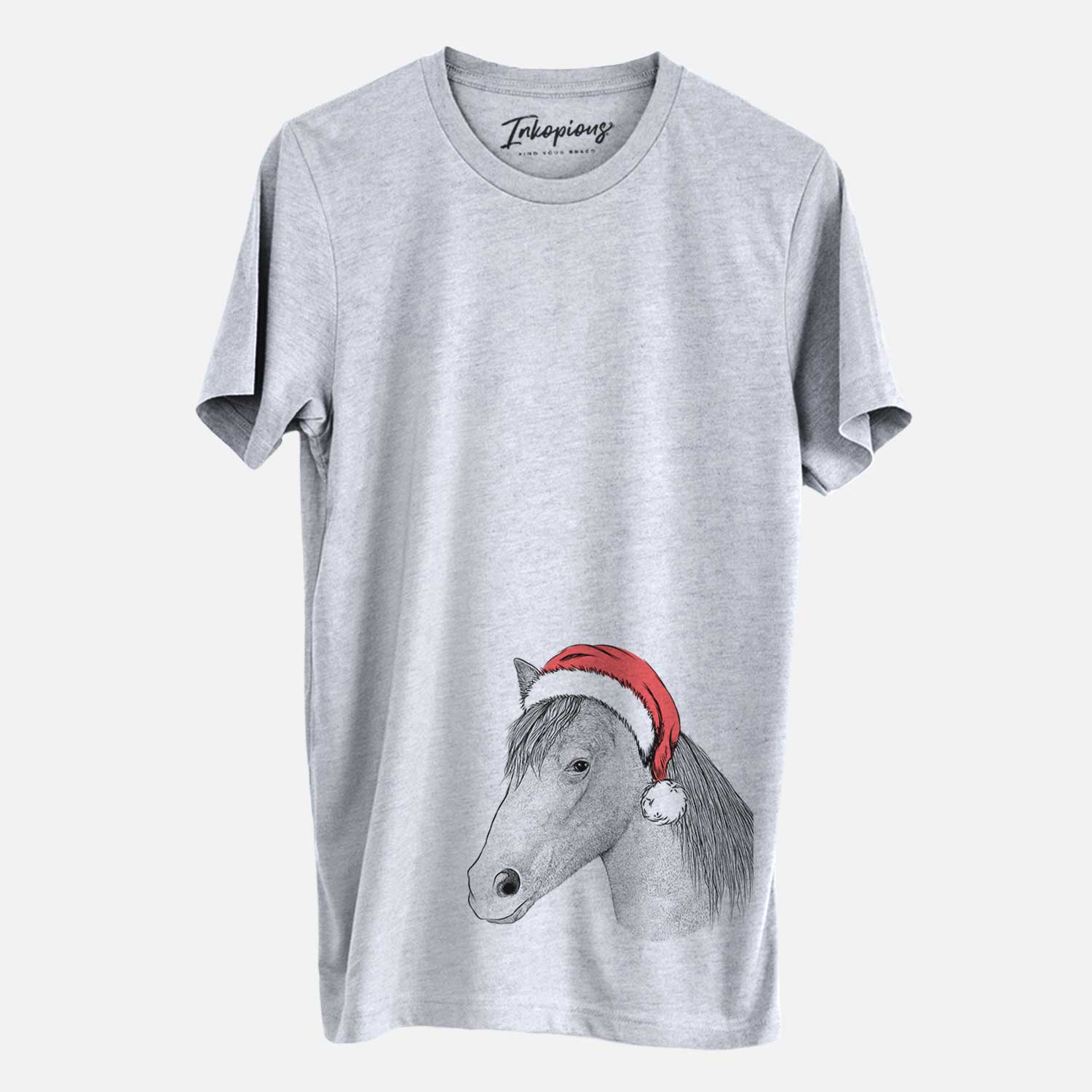 Santa Midnight the Missouri Foxtrotter Horse - Unisex Crewneck