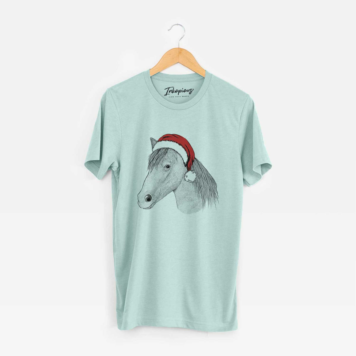Santa Midnight the Missouri Foxtrotter Horse - Unisex Crewneck
